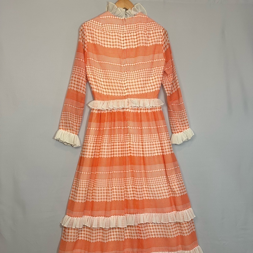 Miss Elliette Women Size M Victorian 1960’s Maxi Dress Peasant Cottagecore RARE - Picture 9 of 13